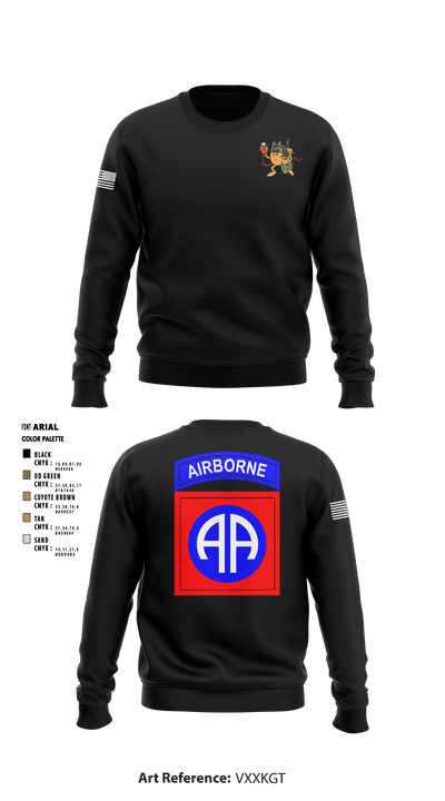 1BCT Medics 92480155 Crew Neck Sweatshirt - 1