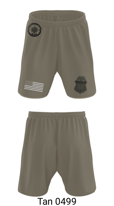 Border Patrol 70763119 Athletic Shorts With Pockets - 29