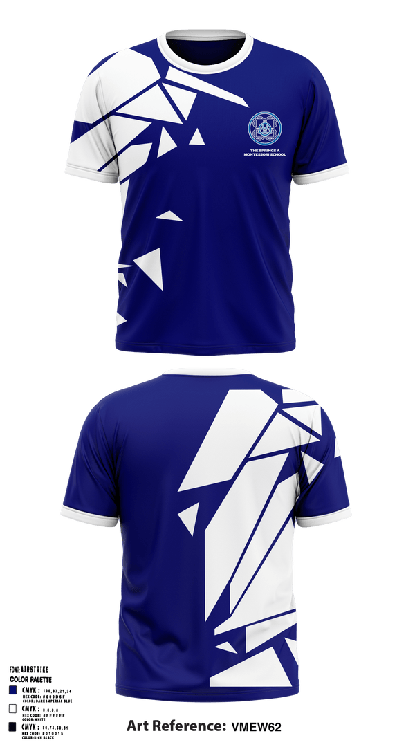 Short Sleeve Performance Shirt, The Springs A Montessori School, Spirit Store, Teamtime, Team time, sublimation, custom sports apparel, team uniforms, spirit wear, spiritwear, sports uniforms, custom shirts, team store, custom team store, fundraiser sports, apparel fundraiser