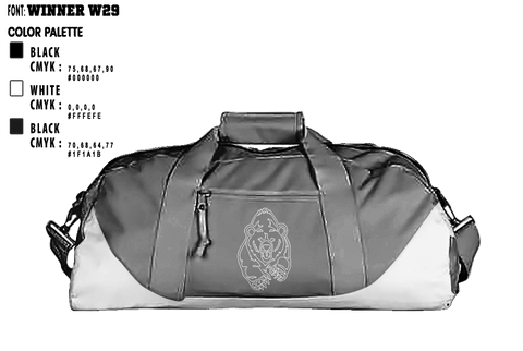 Duffle Bag, Black Bears, Football, Teamtime, Team time, sublimation, custom sports apparel, team uniforms, spirit wear, spiritwear, sports uniforms, custom shirts, team store, custom team store, fundraiser sports, apparel fundraiser