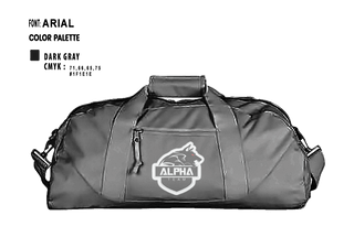 Duffle Bag, Alpha, , Teamtime, Team time, sublimation, custom sports apparel, team uniforms, spirit wear, spiritwear, sports uniforms, custom shirts, team store, custom team store, fundraiser sports, apparel fundraiser