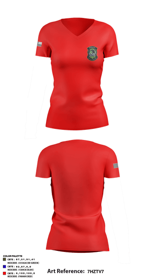 Women's Short Sleeve Vneck Shirt, , Fire Department, Teamtime, Team time, sublimation, custom sports apparel, team uniforms, spirit wear, spiritwear, sports uniforms, custom shirts, team store, custom team store, fundraiser sports, apparel fundraiser