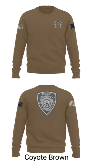 Crew Neck Sweatshirt, , Police, Teamtime, Team time, sublimation, custom sports apparel, team uniforms, spirit wear, spiritwear, sports uniforms, custom shirts, team store, custom team store, fundraiser sports, apparel fundraiser