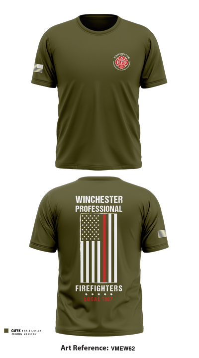 Winchester Fire Department 95741675 Short Sleeve Performance Shirt - 6