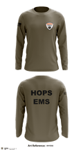 HOPS EMS 88989109 Long Sleeve Performance Shirt - 4