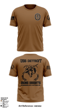 USS Detroit 43379409 Short Sleeve Performance Shirt - 50
