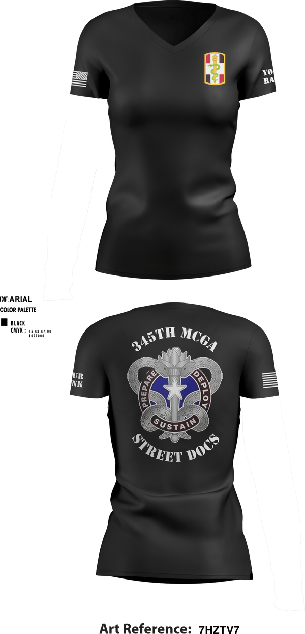 Women's Short Sleeve Vneck Shirt, , Army, Teamtime, Team time, sublimation, custom sports apparel, team uniforms, spirit wear, spiritwear, sports uniforms, custom shirts, team store, custom team store, fundraiser sports, apparel fundraiser