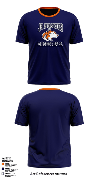 Short Sleeve Performance Shirt, Jr Huskies Basketball, Men's Basketball, Teamtime, Team time, sublimation, custom sports apparel, team uniforms, spirit wear, spiritwear, sports uniforms, custom shirts, team store, custom team store, fundraiser sports, apparel fundraiser