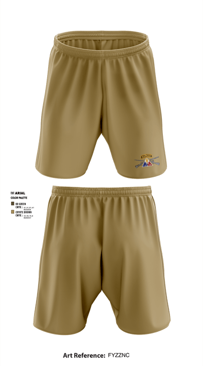 C Co, 2-70th AR, 2 ABCT, 1 ID 35817119 Athletic Shorts With Pockets - 3