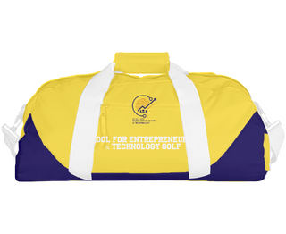Duffle Bag, School for Entrepreneurship & Technology Golf, Golf, Teamtime, Team time, sublimation, custom sports apparel, team uniforms, spirit wear, spiritwear, sports uniforms, custom shirts, team store, custom team store, fundraiser sports, apparel fundraiser