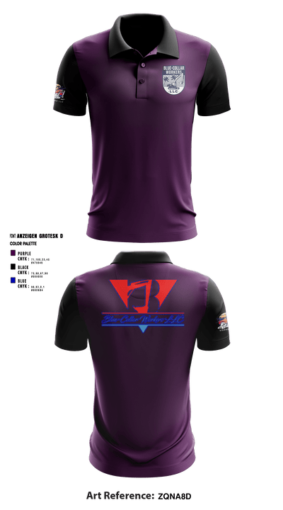 Blue-Collar Workers LLC 20683882 Short Sleeve Performance Polo - 1