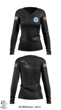 157 FS 92457322 Women's Long Sleeve V-neck Shirt - 1