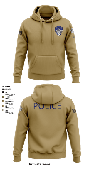 Hoodie, Willits Little Lake JRTF, Police, Teamtime, Team time, sublimation, custom sports apparel, team uniforms, spirit wear, spiritwear, sports uniforms, custom shirts, team store, custom team store, fundraiser sports, apparel fundraiser