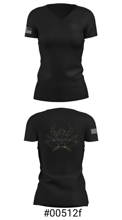 Charlie Company 93293669 Women's Short Sleeve V-neck Shirt - 19