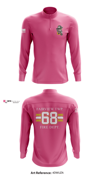 Quarter Zip Jacket, , Fire Department, Teamtime, Team time, sublimation, custom sports apparel, team uniforms, spirit wear, spiritwear, sports uniforms, custom shirts, team store, custom team store, fundraiser sports, apparel fundraiser