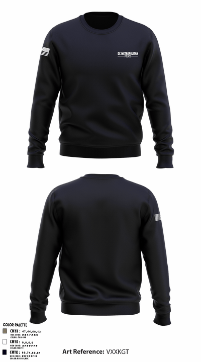 DC metropolitan police 40878444 Crew Neck Sweatshirt - 3