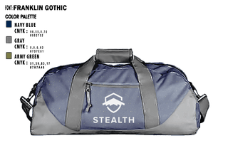 Duffle Bag, Stealth customs, , Teamtime, Team time, sublimation, custom sports apparel, team uniforms, spirit wear, spiritwear, sports uniforms, custom shirts, team store, custom team store, fundraiser sports, apparel fundraiser