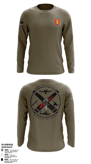 Long Sleeve Performance Shirt, , Army, Teamtime, Team time, sublimation, custom sports apparel, team uniforms, spirit wear, spiritwear, sports uniforms, custom shirts, team store, custom team store, fundraiser sports, apparel fundraiser