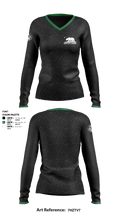 ShootSoCal firearms 29908101 Women's Long Sleeve V-neck Shirt - 1