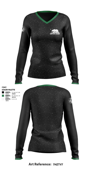 Women's Long Sleeve Vneck Shirt, ShootSoCal firearms, , Teamtime, Team time, sublimation, custom sports apparel, team uniforms, spirit wear, spiritwear, sports uniforms, custom shirts, team store, custom team store, fundraiser sports, apparel fundraiser