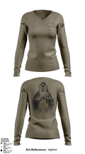 Death's Touch Scarecrow 51753368 Women's Long Sleeve V-neck Shirt - 19