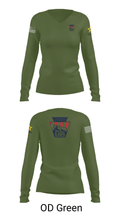 Nittany Lion Battalion 19698812 Women's Long Sleeve V-neck Shirt - 40