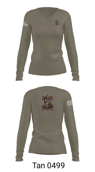 Women's Long Sleeve Vneck Shirt, , Marines, Teamtime, Team time, sublimation, custom sports apparel, team uniforms, spirit wear, spiritwear, sports uniforms, custom shirts, team store, custom team store, fundraiser sports, apparel fundraiser