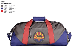 Duffle Bag, Arizona Underwater Explorers, , Teamtime, Team time, sublimation, custom sports apparel, team uniforms, spirit wear, spiritwear, sports uniforms, custom shirts, team store, custom team store, fundraiser sports, apparel fundraiser