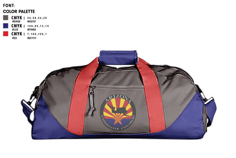 Duffle Bag, Arizona Underwater Explorers, , Teamtime, Team time, sublimation, custom sports apparel, team uniforms, spirit wear, spiritwear, sports uniforms, custom shirts, team store, custom team store, fundraiser sports, apparel fundraiser