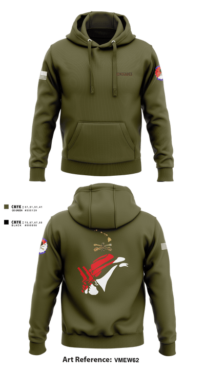 2-6 Cav Alpha troop Renegades 57667590 Hoodie - 5
