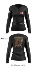6-17 CAV 92718622 Women's Long Sleeve V-neck Shirt - 5