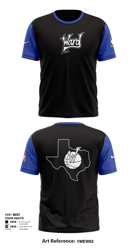 Short Sleeve Shooting Shirt, WARD Inc., Men's Basketball, Teamtime, Team time, sublimation, custom sports apparel, team uniforms, spirit wear, spiritwear, sports uniforms, custom shirts, team store, custom team store, fundraiser sports, apparel fundraiser