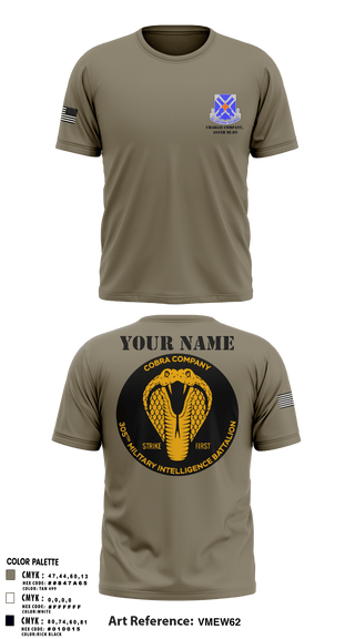 Short Sleeve Performance Shirt, Charlie Company, 305th MI BN, , Teamtime, Team time, sublimation, custom sports apparel, team uniforms, spirit wear, spiritwear, sports uniforms, custom shirts, team store, custom team store, fundraiser sports, apparel fundraiser