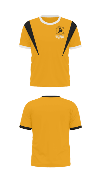 Monticello High School Golf 92066690 Short Sleeve Performance Shirt - 20