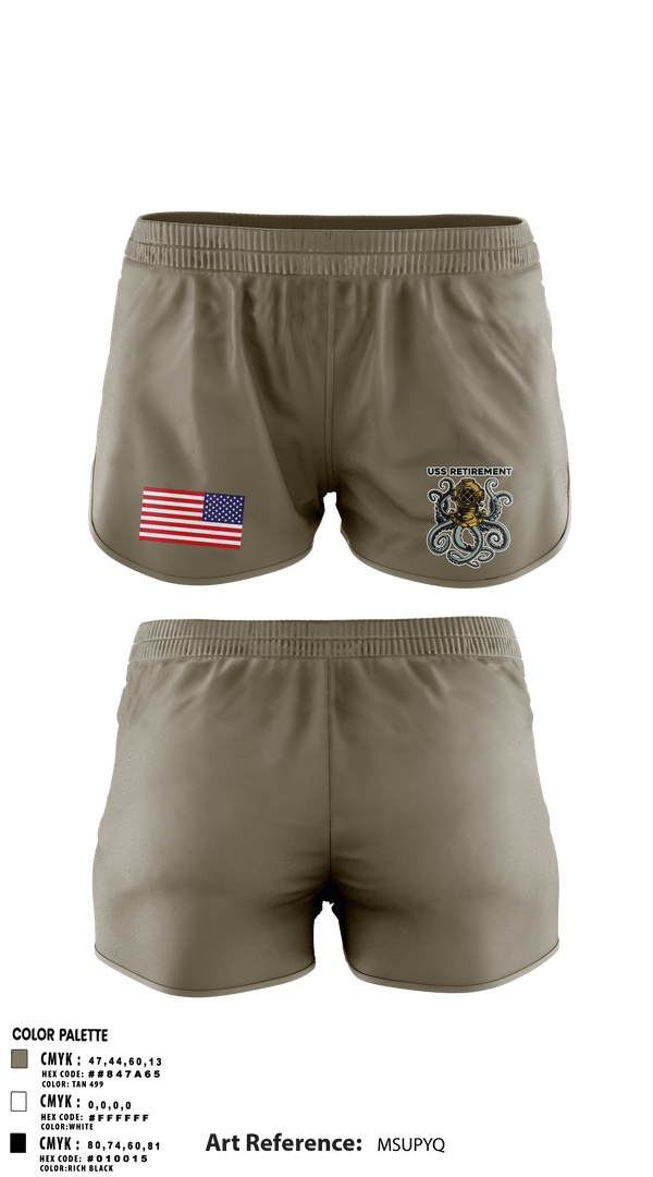 Ranger Panties, USS Retirement, Navy, Teamtime, Team time, sublimation, custom sports apparel, team uniforms, spirit wear, spiritwear, sports uniforms, custom shirts, team store, custom team store, fundraiser sports, apparel fundraiser