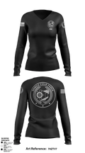0730 74233775 Women's Long Sleeve V-neck Shirt - 49
