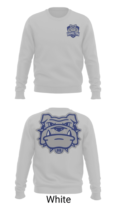 Hamilton High School Soccer 75906986 Crew Neck Sweatshirt - 8