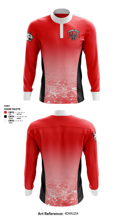 Brandon Valley High School Dance 90961379 Quarter Zip Jacket - 1