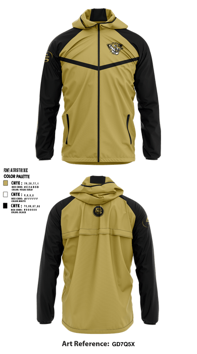 Excelsior Springs Middle School 95215486 Windbreaker - 1