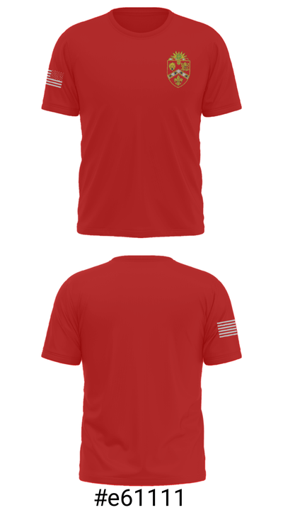 HHB 3rd Battalion, 3rd Field Artillery 61548411 Short Sleeve Performance Shirt - 31