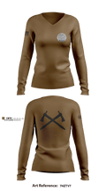 A/92 ÇA 11223149 Women's Long Sleeve V-neck Shirt - 1