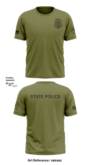 Short Sleeve Performance Shirt, , Police, Teamtime, Team time, sublimation, custom sports apparel, team uniforms, spirit wear, spiritwear, sports uniforms, custom shirts, team store, custom team store, fundraiser sports, apparel fundraiser
