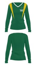 Bunn High School Swimming 46623170 Women's Long Sleeve V-neck Shirt - 26