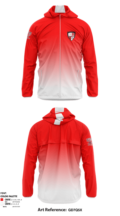 Bellefonte Area High School Soccer 51143789 Windbreaker - 1