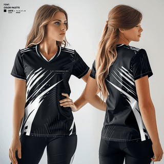 Women's Short Sleeve Vneck Shirt, Los Federale$Los Federale$, , Teamtime, Team time, sublimation, custom sports apparel, team uniforms, spirit wear, spiritwear, sports uniforms, custom shirts, team store, custom team store, fundraiser sports, apparel fundraiser