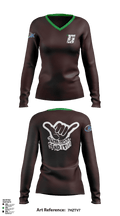 Brewer Motorsports 26399635 Women's Long Sleeve V-neck Shirt - 34