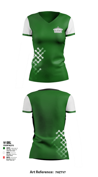 Women's Short Sleeve Vneck Shirt, Sunset Memorial Oaks Funeral Home, , Teamtime, Team time, sublimation, custom sports apparel, team uniforms, spirit wear, spiritwear, sports uniforms, custom shirts, team store, custom team store, fundraiser sports, apparel fundraiser