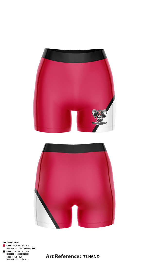 Women's Compression Shorts, wellesley girls tennis, Tennis, Teamtime, Team time, sublimation, custom sports apparel, team uniforms, spirit wear, spiritwear, sports uniforms, custom shirts, team store, custom team store, fundraiser sports, apparel fundraiser