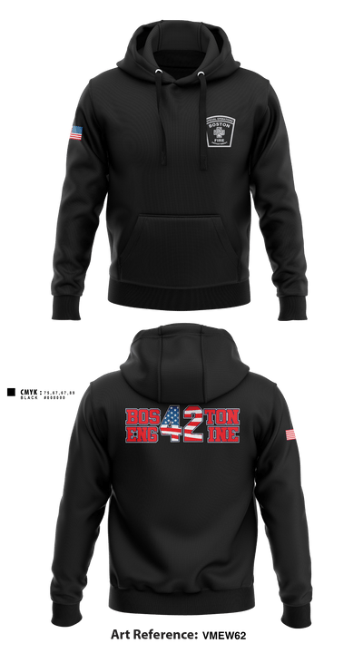 Boston Fire Department Engine-42 59280094 Hoodie - 1