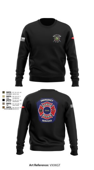 Crew Neck Sweatshirt, , Fire Department, Teamtime, Team time, sublimation, custom sports apparel, team uniforms, spirit wear, spiritwear, sports uniforms, custom shirts, team store, custom team store, fundraiser sports, apparel fundraiser